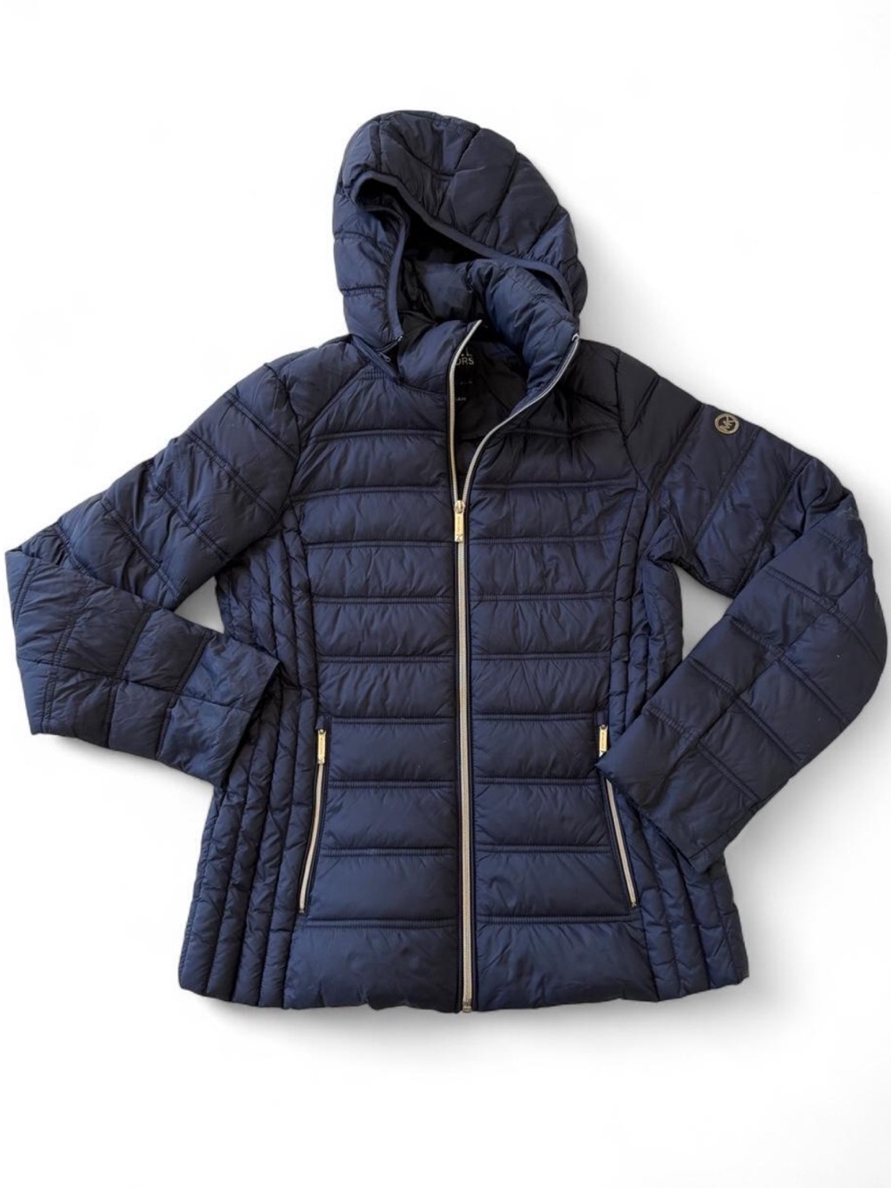 MICHAEL Michael Kors Packable Down Fill Quilted Puffer Jacket, Size S